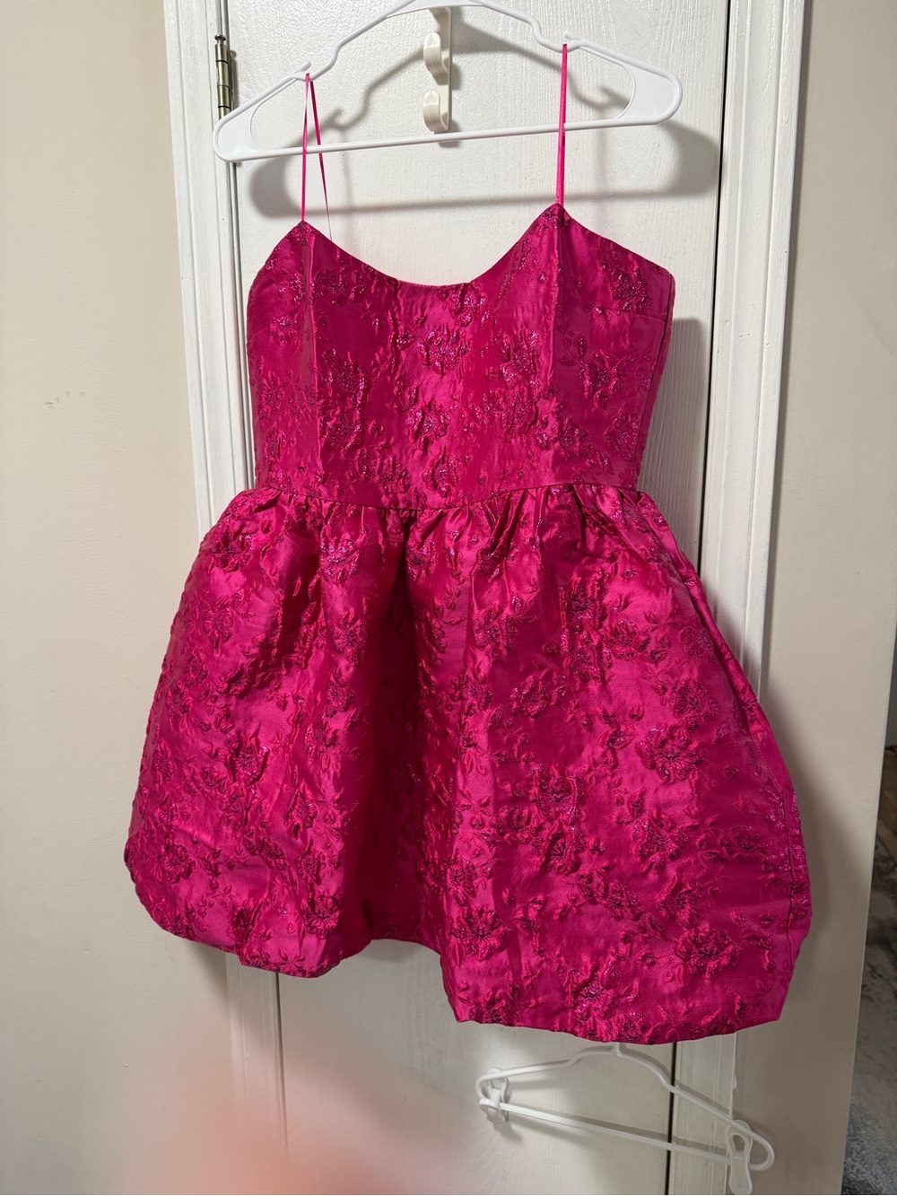 Amanda Uprichard Hot Pink strapless Dress NWT large
